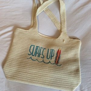 New W/O tag - theSak crocheted “Surfs Up”hand bag